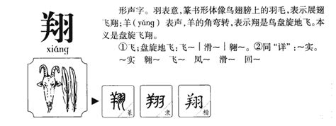 翔的意思名字|翔（汉语汉字）